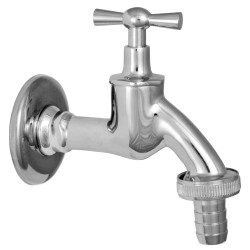 Robinet scurgere Ferro, alama cromata, filet exterior, 1/2", PN10