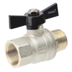 Robinet sfera Ferro, alama, filet interior - exterior, 3/4", PN40