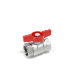 Robinet sfera Giacomini, alama cromata, filet interior - interior, 1/2", maner fluture