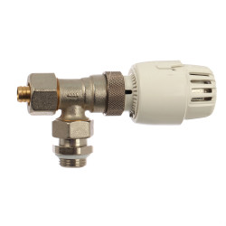Robinet termostatat pentru calorifer + racord teava pexal, RBM, 9700410, 1/2"