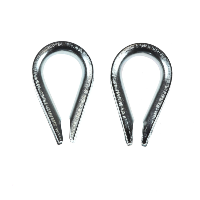 Rodanta usoara, din otel zincat, pentru cablu de otel de 5 mm, set 2 bucati Rodanta usoara, din otel zincat, pentru cablu de otel de 5 mm, set 2 bucati