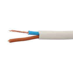 Rola cablu electric MYYUP / H03VVH2 - F T, 2 x 0.75 mmp, 25 m, cupru