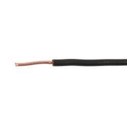 Rola conductor electric FY / H07V-U 1.5 mmp negru 100 m, cupru