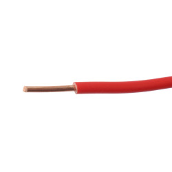 Rola conductor electric FY / H07V-U 1.5 mmp rosu 50 m, cupru