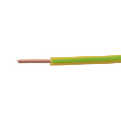 Rola conductor electric FY / H07V-U 1.5 mmp verde - galben 50 m, cupru