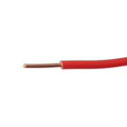 Rola conductor electric FY / H07V-U 2.5 mmp rosu 50 m, cupru