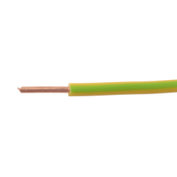 Rola conductor electric FY / H07V-U 2.5 mmp verde/galben 100 m, cupru