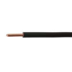 Rola conductor electric FY / H07V-U 4 mmp negru 25 m, cupru