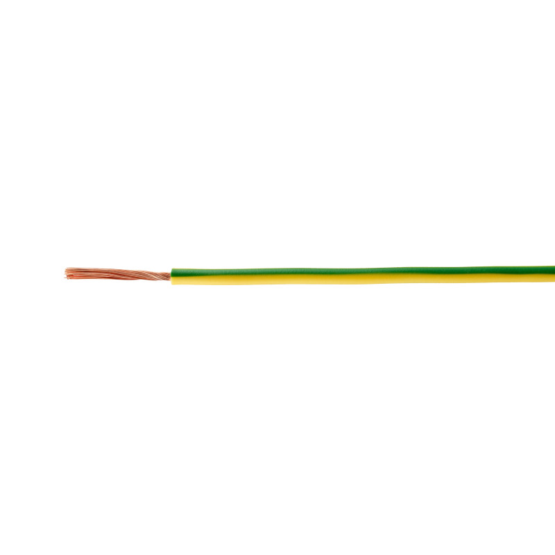 Rola conductor electric MYF / H07V-K 1.5 mmp galben / verde, 50 m, cupru