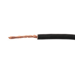 Rola conductor electric MYF / H07V-K 2.5 mmp negru 100 m, cupru