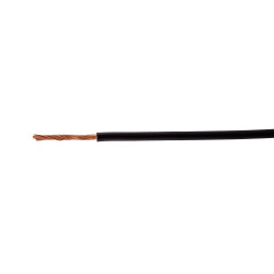 Rola conductor electric MYF / H07V-K 2.5 mmp negru, 50 m, cupru
