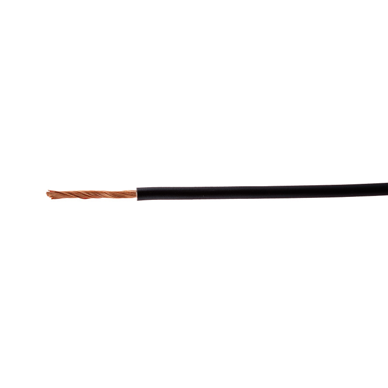 Rola conductor electric MYF / H07V-K 2.5 mmp negru, 50 m, cupru