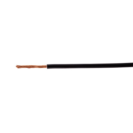 Rola conductor electric MYF / H07V-K 2.5 mmp negru, 50 m, cupru