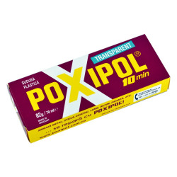 Adeziv bicomponent universal, Poxipol 10 minute, transparent, 70 ml