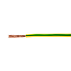 Rola conductor electric MYF / H07V-K 4 mmp galben / verde, 25 m, cupru