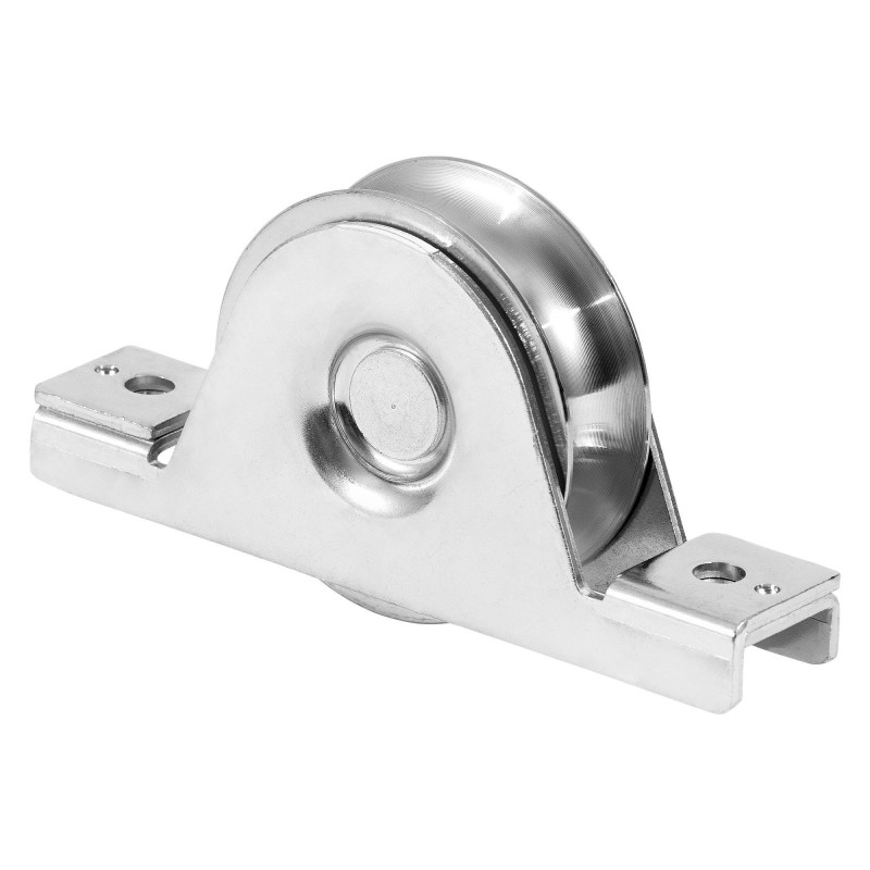 Rola incastrata, cu profil R, Midica, pentru porti culisante, otel, 80 mm