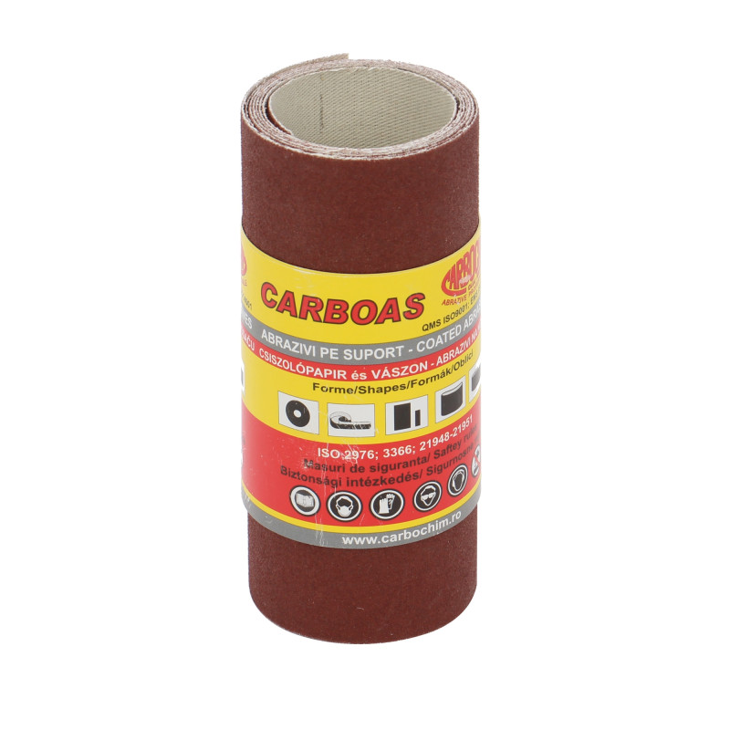 Rola panza abraziva pentru lemn, metale, materiale constructii, Carbochim PESK, granulatie 120, rola 1 m x 120 mm Rola panza abraziva pentru lemn, metale, materiale constructii, Carbochim PESK, granulatie 120, rola 1 m x 120 mm