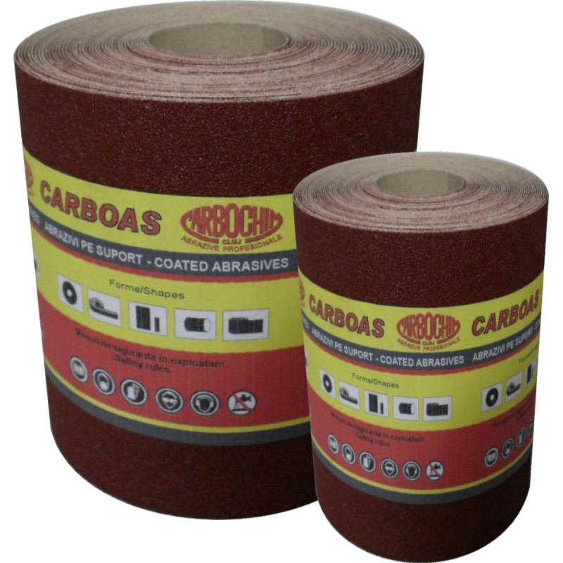 Rola panza abraziva pentru lemn, metale, materiale constructii, Carbochim PESK, granulatie 180, rola 5 m x 120 mm Rola panza abraziva pentru lemn, metale, materiale constructii, Carbochim PESK, granulatie 180, rola 5 m x 120 mm