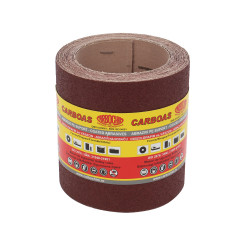 Rola panza abraziva pentru lemn, metale, materiale constructii, Carbochim PESK, granulatie 60, rola 5 m x 120 mm