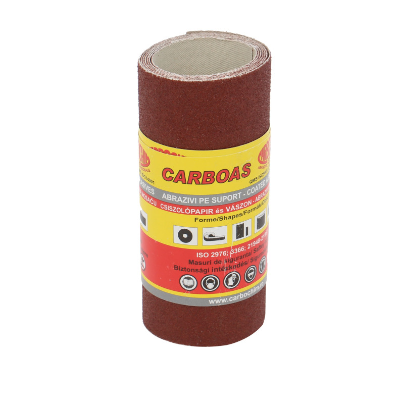 Rola panza abraziva pentru lemn, metale, materiale constructii, Carbochim PESK, granulatie 80, rola 1 m x 120 mm Rola panza abraziva pentru lemn, metale, materiale constructii, Carbochim PESK, granulatie 80, rola 1 m x 120 mm