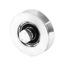 Rola simpla, profil V, Midica, pentru porti culisante, otel, 80 mm