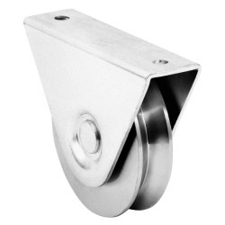 Rola suport exterior, profil V, Midica, porti culisante, otel, 80 mm