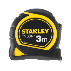 Ruleta cu banda metalica, cu blocare, Stanley Tylon 0-30-687, 3 m