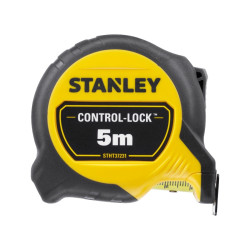 Ruleta cu banda metalica, cu magnet, cu blocare, cu agatatoare, Stanley STHT37231-0, 5 m