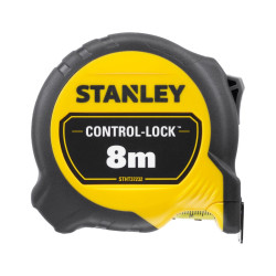 Ruleta cu banda metalica, cu magnet, cu blocare, cu agatatoare, Stanley STHT37232-0, 8 m