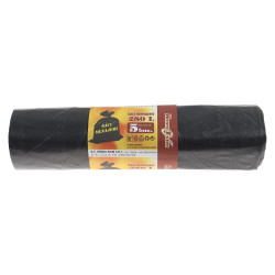 Saci menajeri / gunoi Bronx - Exim, negru, 115 x 135 cm, 280L, 5 buc