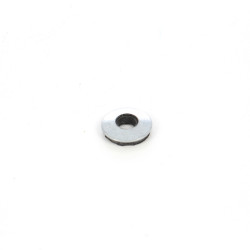 Saiba plata din otel zincat alb + cauciuc, pentru etansare, 6.3 x 16 mm