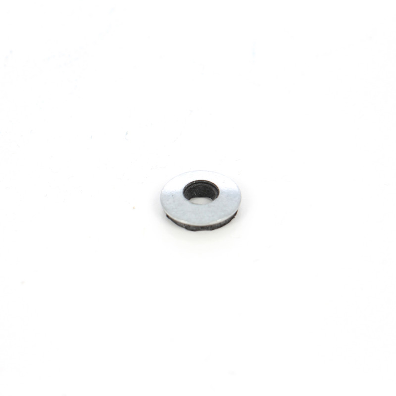 Saiba plata din otel zincat alb + cauciuc, pentru etansare, 6.3 x 16 mm