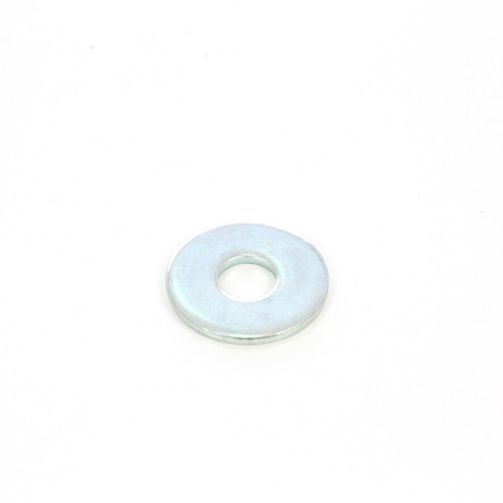 Saiba plata din otel zincat alb, DIN125A, M10 x 20 x 2 mm
