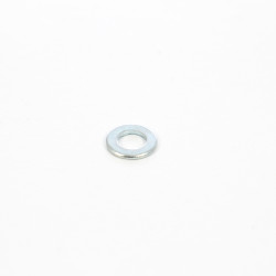 Saiba plata din otel zincat alb, DIN125A, M5 x 10 x 1 mm