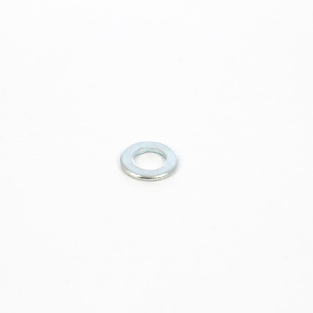 Saiba plata din otel zincat alb, DIN125A, M5 x 10 x 1 mm