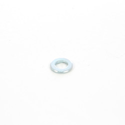 Saiba plata din otel zincat alb, DIN125A, M6 x 12 x 1.6 mm