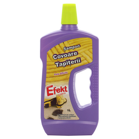 Sampon covoare si tapiterii, Efekt, pete dificile, albastru, parfum floral, 1 L
