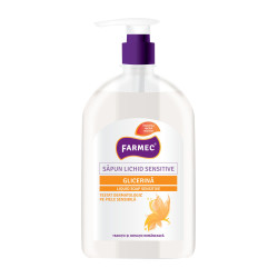 Sapun lichid Farmec Sensitive, glicerina, 500ml