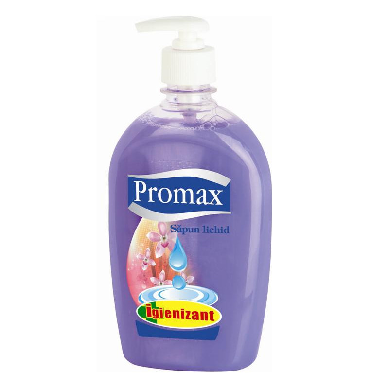 Sapun lichid Promax Mov, igienizant, 500 ml
