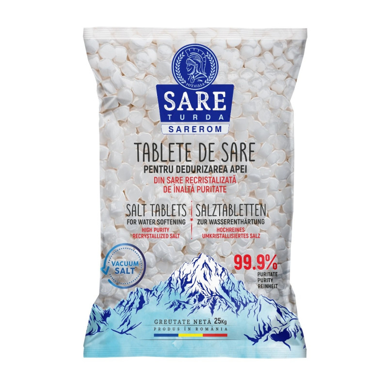 Sare dedurizare pastile, Sarerom, 25 kg