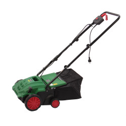 Scarificator / aerator gazon, Grunman, electric, cu sac colector, 30 litri, 1500 W