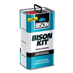 Adeziv de contact universal, Bison Kit, alb, 4.5 L