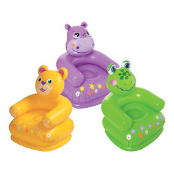 Scaun gonflabil pentru copii Intex Happy Animal, diverse modele, 75 x 65 x 64 cm