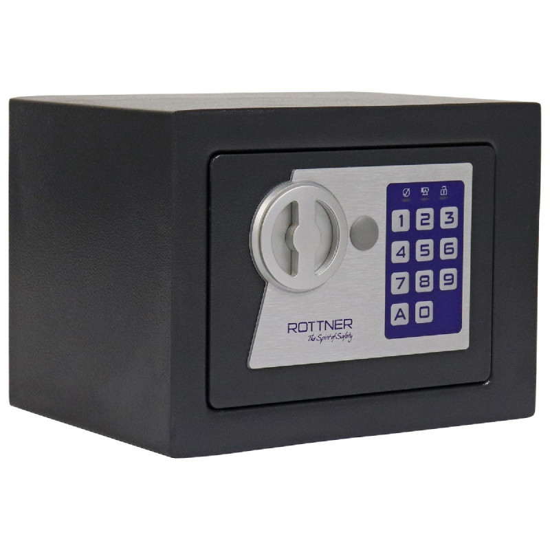 Seif Rottner Jupiter 1 T06444, inchidere electronica, otel, antracit, 230 x 170 x 170 mm