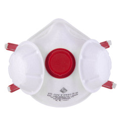 Semimasca pentru protectie respiratorie FFP3, cu supapa FS33V, 2 filtre, polipropilena, alba