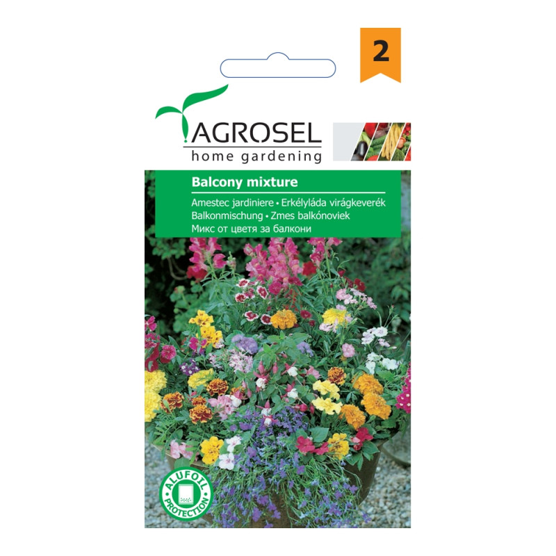 Seminte flori Agrosel, mix jardiniere