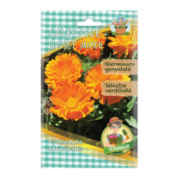 Seminte flori Micul gradinar, galbenele, Calendula officinalis