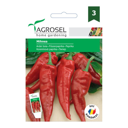 Seminte legume Agrosel, ardei boia Mihnea