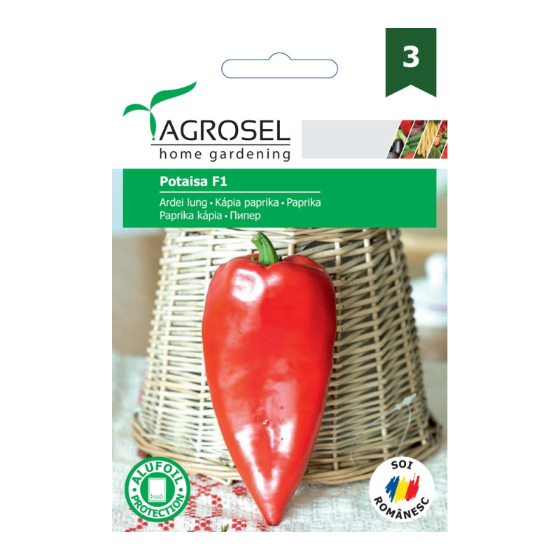 Seminte legume Agrosel, ardei lung Potaisa