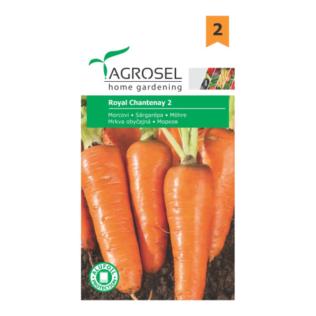 Seminte legume Agrosel, morcov Royal Chantenay